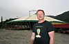 Leiar i Vikedal Rootsfestival, Jarle Nes seier at festivalteltet blir i år flytta til Båthamna. Det er her talentkonkurransen vil finna stad. Arkivfoto