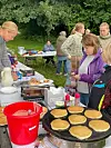 Frå sankthans-feiringa på bryggebakken i Vikebygd. FOTO: LAILA ESPELAND