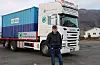 Bjørn Alvseike og stiftinga THK får fritt bruka trailer frå Norsk Maskinformidling og container frå Westcon under innsamlingsarbeidet til Ukraina.Foto: Irene Mæland HaraldsenBjørn Alvseike er klar for å køyre fleire lass med hjelp til Ukraina. Arkivfoto: Irene Mæland Haraldsen