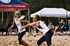 Bertine Skipevåg Tveit (15) til høgre tok gull i junior-NM i sandvolleyball saman med makker Melina Mol.Arkivfoto: PrivatBertine Skipevåg Tveit (t.h.) tok gull i junior-NM i sandvolleyball saman med makker Melina Mol i sommar. Her frå 2021, då dei leverte same bragd.
