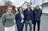 Dagleg leiar Anette Lauareid Hovda i Fikse Næringforening (t.v.) og jurymedlemmene Maren Tungesvik Tveiten frå Sparebanken Vest, Magne Christiansen frå Sparebank 1 Sør-Norge og Lars Olav Larsen i Haugesund Sparebank ønskjer hjelp frå lesarane til å finne kandidatar til prisane som skal delast ut på Olalia i mai neste år.FOTO: TORSTEIN TYSVÆR NYMOEN