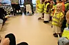 Det blei stemningsfullt då barna song julesongar. FOTO: RENATE SÆVAREID