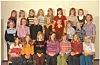 Klassebilete frå Liarheim skule i Skjold, frå 1970-talet ein eller annan gong. Elevane her er fødde i 1960. Jentene er opprekna med sine opphavlege etternamn. Øvst frå venstre: Laila Haakull, Anne Grete Jamne, Else Gunn Wannberg, Anna Lovise Aarsteinsen, Oddlaug Skogen, Astrid Haugen, Nils Anders Furuly, Sigbjørn W. Mortveit. Andre rekkje frå venstre: Odd Kåre Skogen, Modolf Haraldseid, Håkon O. Huglen, Sigbjørn Kvamme. Hallgeir L. Tveit, Knut A. Knutsen, Kurt Harry Dagsland, Marie Austbø, lærar. Tredje rekkje frå venstre: Åshild Rustad. Signe M. Dagsland. Kirsten M. Nilsen. Liv Heidi Frøyland, Annbjørg Haraldseid, Sissel Grunnaleite, Henny K. Fjeldheim. Torbjørn A. Schei var ikkje til stades då biletet vart teke. Biletet er utlånt av Svein Elling Austbø.