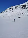 Etnefjellet. Snø og skiføre må ein høgt til fjells for å finne.