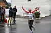 Anne Kleiven frå Skjold var ved godt mot då ho var halvvegs i løypa.Foto: Grethe Hopland Ravn
