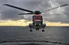 Helikoptertrafikken til og frå Nordsjøen er råka av uvêr måndag.ARKIVFOTO: CHC Helikopter Service