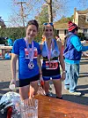 Maryna Novik og nummer to Erin Fitzgerald.