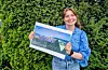 Kinga Katrine Blaszkiewicz har hatt sommarjobb i Etne kommune med å revidere stadsanalysen for Skånevik sentrum. FOTO: PRIVAT