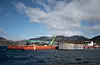 Byggetrinn to av Hywind Tampen er i gang på Dommersnes i Vikebygd. Understellet til 11 gigantiske flytande havvindmøller skal støypast her det komande året.FOTO: TORSTEIN TYSVÆR NYMOEN