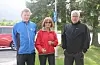 Knut Furseth, Audhild Ulland og Ingvar Gjærde er blant seks lokale namn som har vore med sidan starten av Ølmedal Rundt.Foto: Irene Mæland Haraldsen