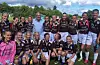 Frå fjorårets Norway Cup: Oppe fra venstre: Synne Økland, Hanne Gangdal, Maren Heggebø, Stina Kirketeig, Davy Watne, Nora Eikehaugen, Susanne V. Kro, Maria Berge, Stina Lunde, Dina Arnestad og Aurora Aarekol.Nede fra venstre: Hanne Bjelland, Pia Helen Rullestad, Tiril Ivesdal, Marie Rødne Rørtveit, Mari Vestbø, Maria Bjelland, Synne Dyngeland.Foto: Privat