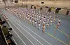 Hallen i Skakkesenteret var fylt opp med nærmare 200 deltakarar frå Noreg og utlandet.