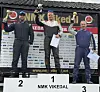 Bilcross. senior.Sølve Østbø gjekk til topps framfor Torbjørn Østerbø Veland og Sigbjørn Østbø.Foto: privat