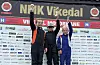 Crosskart mini.Victoria Tveit Runge, Benjamin Skjærstad Frøyland og Erlend Tveit-Runge Foto: Privat