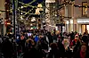 Full fres under julehandelen på Karl Johan i Oslo i fjor. Foto: Frederik Ringnes / NTB / NPK
