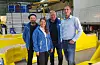 Her Lars Olav Bergsvåg (t.v.) saman med, Liv Kari Eskeland, stortingrepresentant frå Vestland Høgre, Roar Gundegjerde, Etne Høgre og Lars Hovda SMVFoto: Privat.