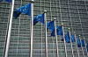 Europakommisjonens hovudkvarter i Belgia. Fleire nordmenn ønskjer at Noreg skal bli med i EU. Foto: Cornelius Poppe / NTB