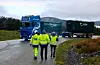 Sidan det allereie går tungtransport til miljøstasjonen, og at anlegget ligg ganske isolert, gjer ikkje anleggsfasen den store forskjellen for omgivnadane. FOTO: SVEIN-ERIK LARSEN