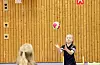 Sara Susegg Berge tek imot ein ball. FOTO: SVEIN-ERIK LARSEN
