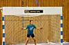 Amalie Haukland Lunde prøvde seg som keeper på nokre skot. FOTO: SVEIN-ERIK LARSEN