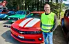Leiar Birger Magne Agasøster i Etne og Vindafjord Motorklubb med sin Chevrolet Camaro SS. FOTO: SVEIN-ERIK LARSEN
