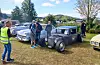 Mange ville sjå ein hot rod som hadde tatt turen frå Bø i Telemark. FOTO: SVEIN-ERIK LARSEN