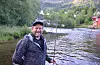 -Storlaksen står rett borti her, eg ser fleire seier den erfarne elvefiskaren Einar Tollaksvik frå Karmøy.Foto: Anne-Britt Grindheim