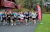 Over 50 løparar deltok på det nye langløpet på Bjoa i fjor der både unge og vaksne tok på seg løpsskoa. Arkivfoto: Morten Stene