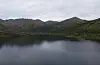 Dronebilde av vatnet Old Lady Lake