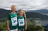 David og Lilly Øren imponerte begge opp fjellet i Vikedal.