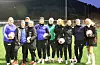 Den faste stamma på trening i Skjold før årets sesong. (Foran) Ingvild Skare, Thea Karolina Blikra, Lena Sjurseike, Silje Berge, Signe Aarekol, Anita Øygard, Andrea Nesbu, Ellen Kristine Frøland, Oda BakkedalBak Erling Øygard (trener) ARKIVFOTO: MAGNE SKÅLNES