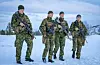 Det nye uniformssystemet gjeld alle klede soldaten skal ha på seg, frå inst til ytst. Foto: Heiko Junge / NTB / N