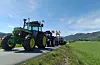 Traktortog i Etne - over Stødle 17. mai.Arkvifoto: Runar Solberg Sande