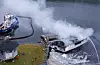 Yachten My Phoenix» kosta over 5 millionar kroner då den var ny i 2007. 8. juli i år tok flammane den flotte båten.FOTO: HAUGALAND BRANN OG REDNING IKS