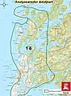 Store delar av Vindafjord inngår i analyseområde 16.ILLUSTRASJON: NVE